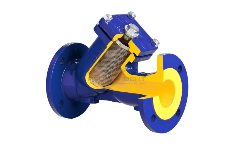 Фильтр грубой очистки BROEN V821M - Ду100 (Фланец/Фланец, PN16, Tmax 300°C, с магнитной вставкой)