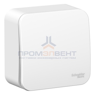 Переключатель 1-клавишный (cх.6) Blanca Schneider Electric 10А 250В белый изол.пластина