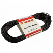 Трос стальной d2.5 мм в черной ПВХ изоляции, моток 20 метров