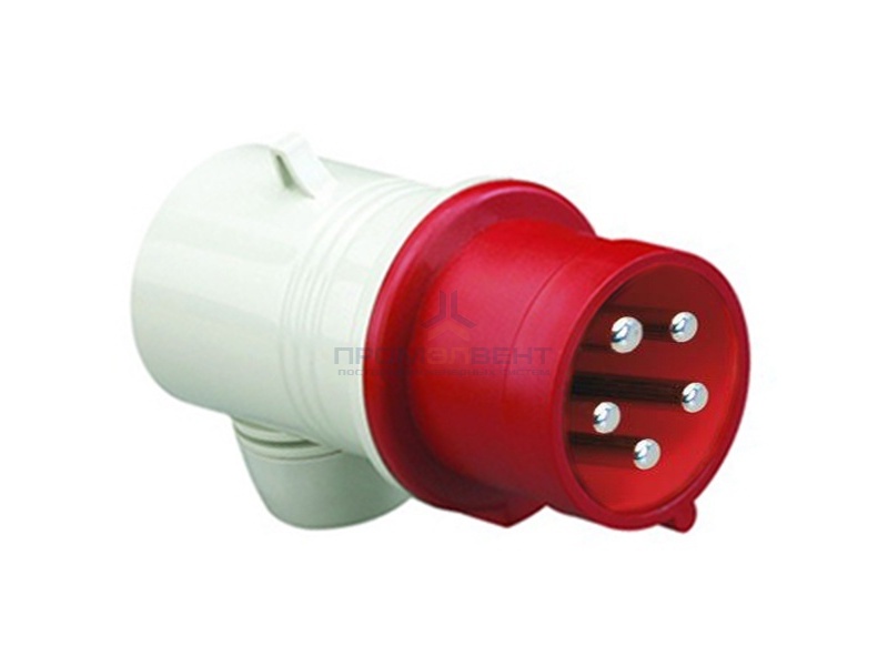 Вилка кабельная угловая DKC Quadro IP44 16A 3P+E+N 400В