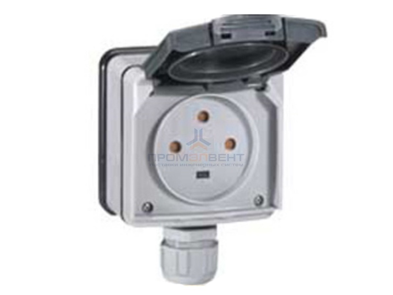 Plexo Роз. 3К+З 20A IP66