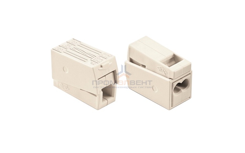 Клеммник WAGO 2+1 (одножил. 1-2,5 мм2 и многожил. 0,5-2,5 мм2) 24-16A Cu [уп. 100шт]