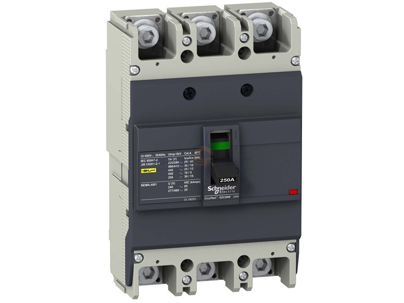 Автоматический выключатель Schneider Electric EZC250N 250A 25 кА/400В 3П3Т (автомат)